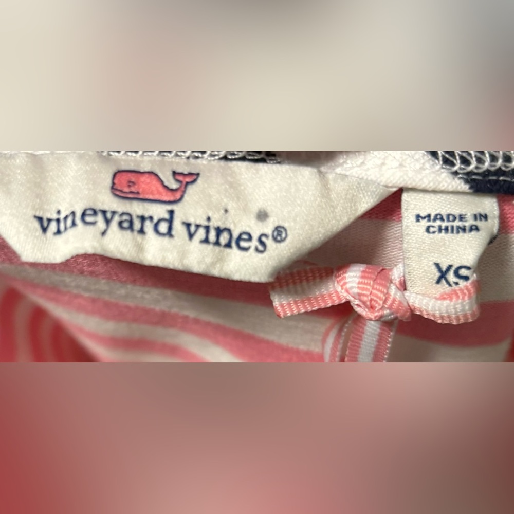 NWT Vineyard Vines Mix Stripe Cotton Knit Top - Picture 4 of 7